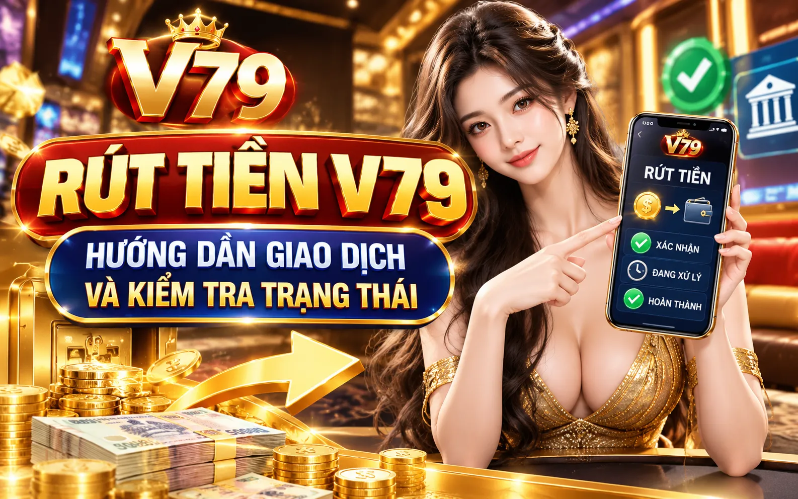 Rút Tiền V79 – Hướng Dẫn Giao Dịch Và Kiểm Tra Trạng Thái 1 Rút Tiền V79